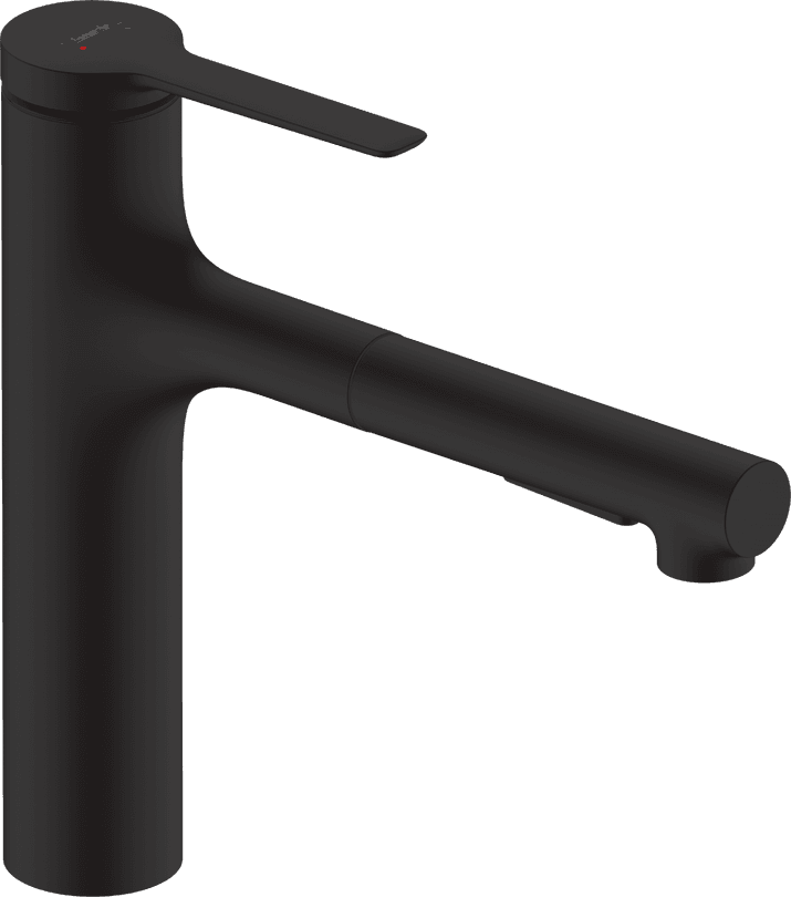 Zesis M33 ééngreeps keukenkraan 160 met metalen uittrekbare vuistdouche, 2jet, sBox